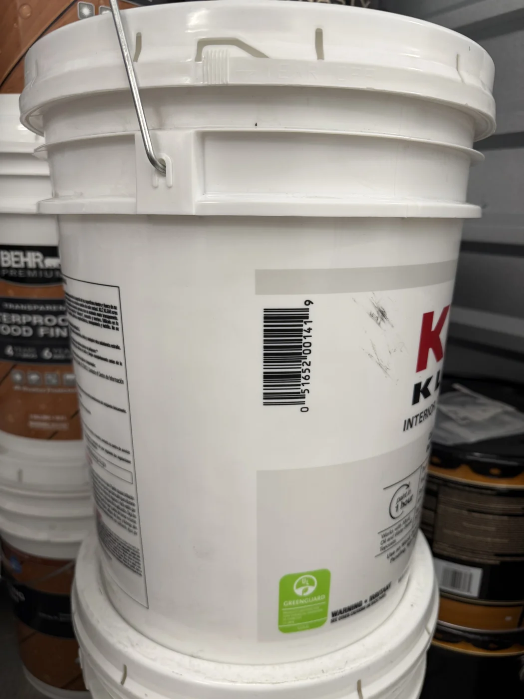 KILZ KLEAR, additional bucket view 2
